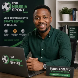 Tunde Adebayo, sports betting education writer at Top Nigeria Sport