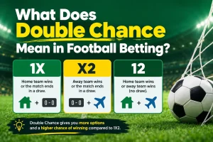 Double Chance football betting explained with 1X X2 and 12