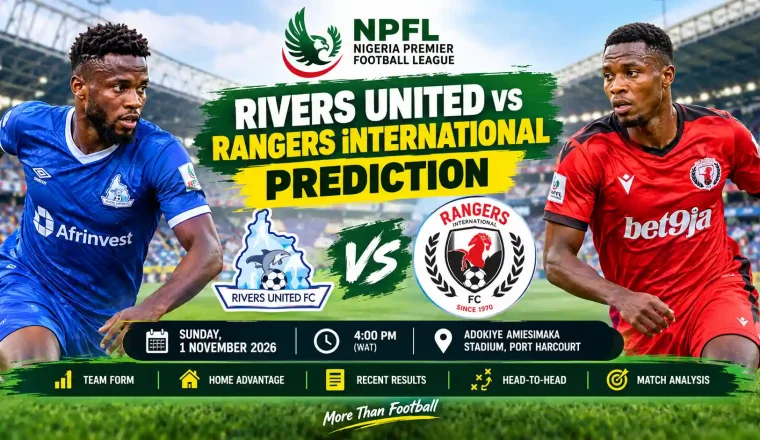 Rivers United vs Rangers International prediction for NPFL Matchday 11 on 1 November 2026